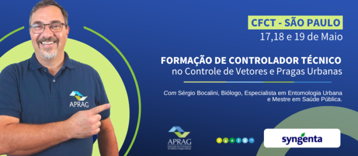 Aproveite a chance para fazer o curso de Formação de Controlador Técnico de Vetores e Pragas Urbanas