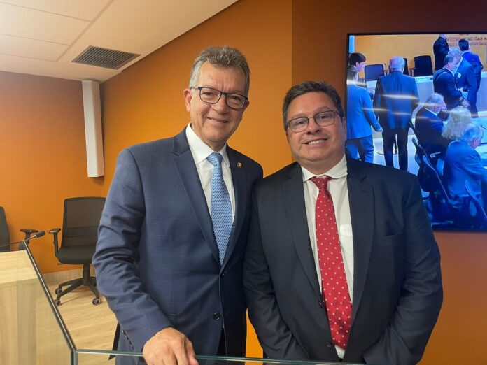 WhatsApp Image 2023-06-20 at 19.58.20 João Diniz e o senador Laércio Oliveira (PP-SE)