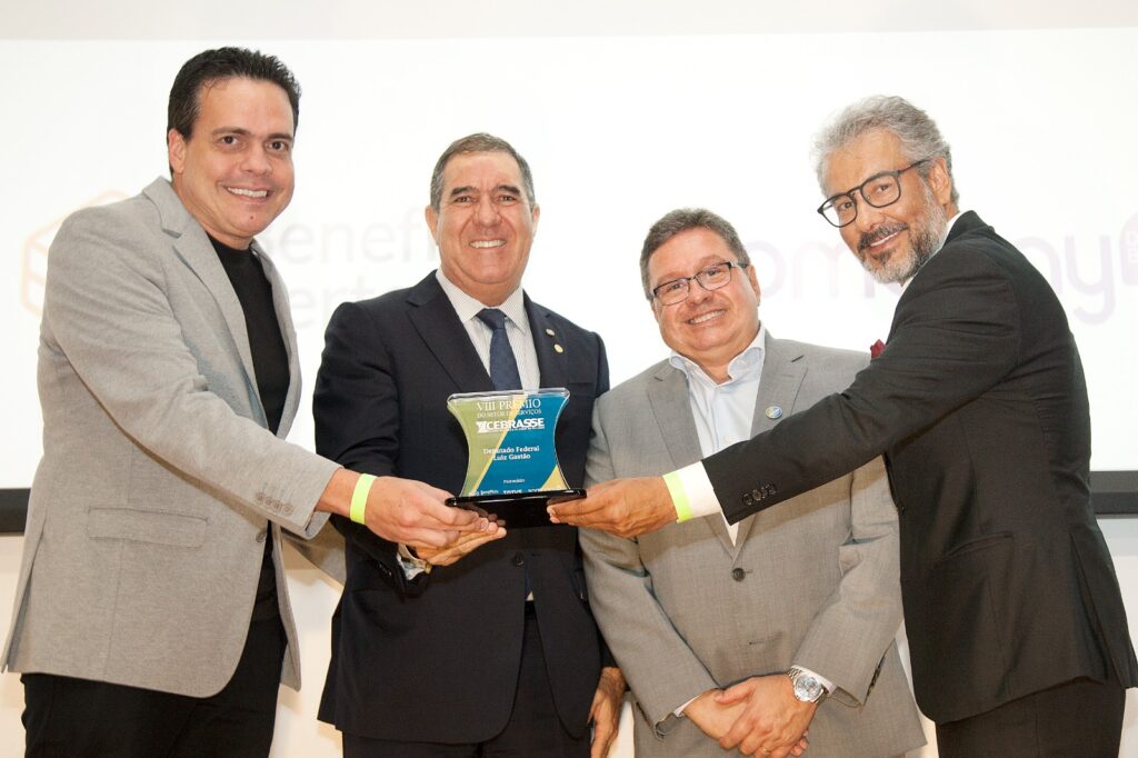 Fabiano Barreira do Seacec, Deputado Luiz Gastão, Diniz e Ricardo Nogueira da Abralimp