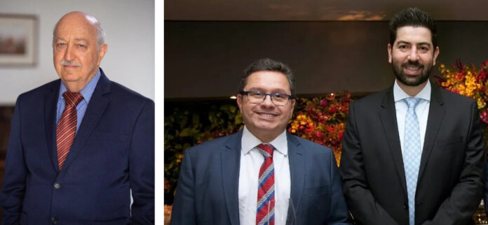 Percival Maricato, João Diniz e Felipe Augusto Villarinho