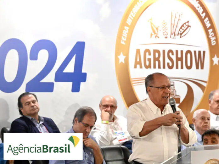 Alckmin participou da abertura da Agrishow, uma das maiores feiras do agronegócio do país, em Ribeirão Preto (SP).