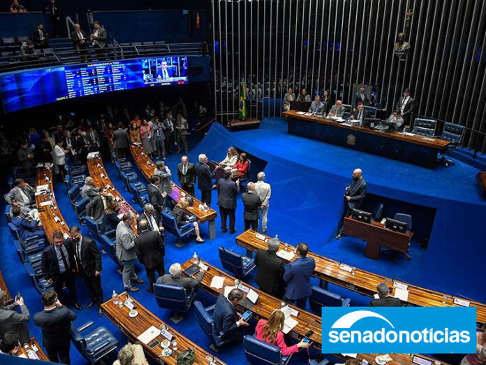 Sessão plenária do Senado presidida por Rodrigo Pacheco Jonas Pereira/Agência Senado Fonte: Agência Senado
