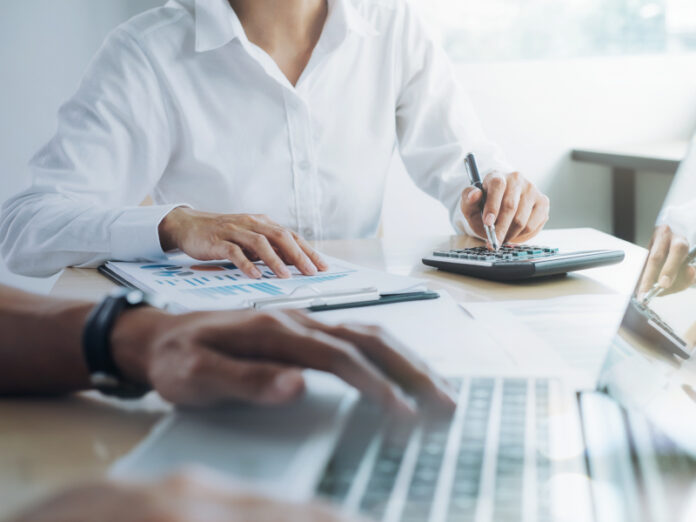 Business team present. Professional investor working new startup