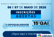 Pernambuco recebe o 15º Seminário Internacional de Qualidade do Ar Interior e a X ExpoQualindoor nos dias 06 e 07 de maio Pernambuco recebe o 15º Seminário Internacional de Qualidade do Ar Interior e a X ExpoQualindoor nos dias 06 e 07 de maio