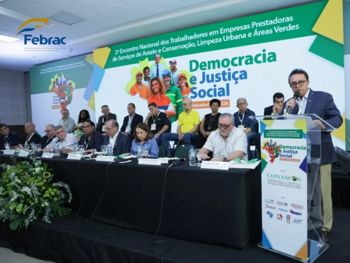 Presidente da Febrac participa do 2º Encontro Nacional dos Trabalhadores em Asseio e Conservação