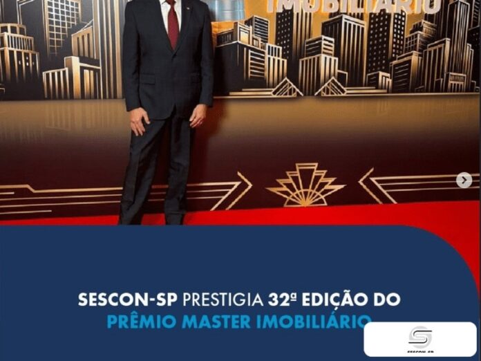 Sescon-SP prestigia a 32ª edição do Prêmio Master Imobiliário