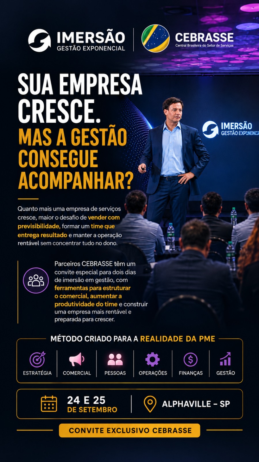 Imersão Gestão Exponencial — convite exclusivo CEBRASSE