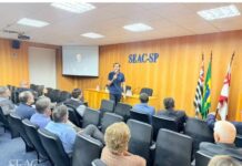 SEAC-SP reúne empresários e representantes do setor para palestra sobre princípios, valores e o futuro do Brasil