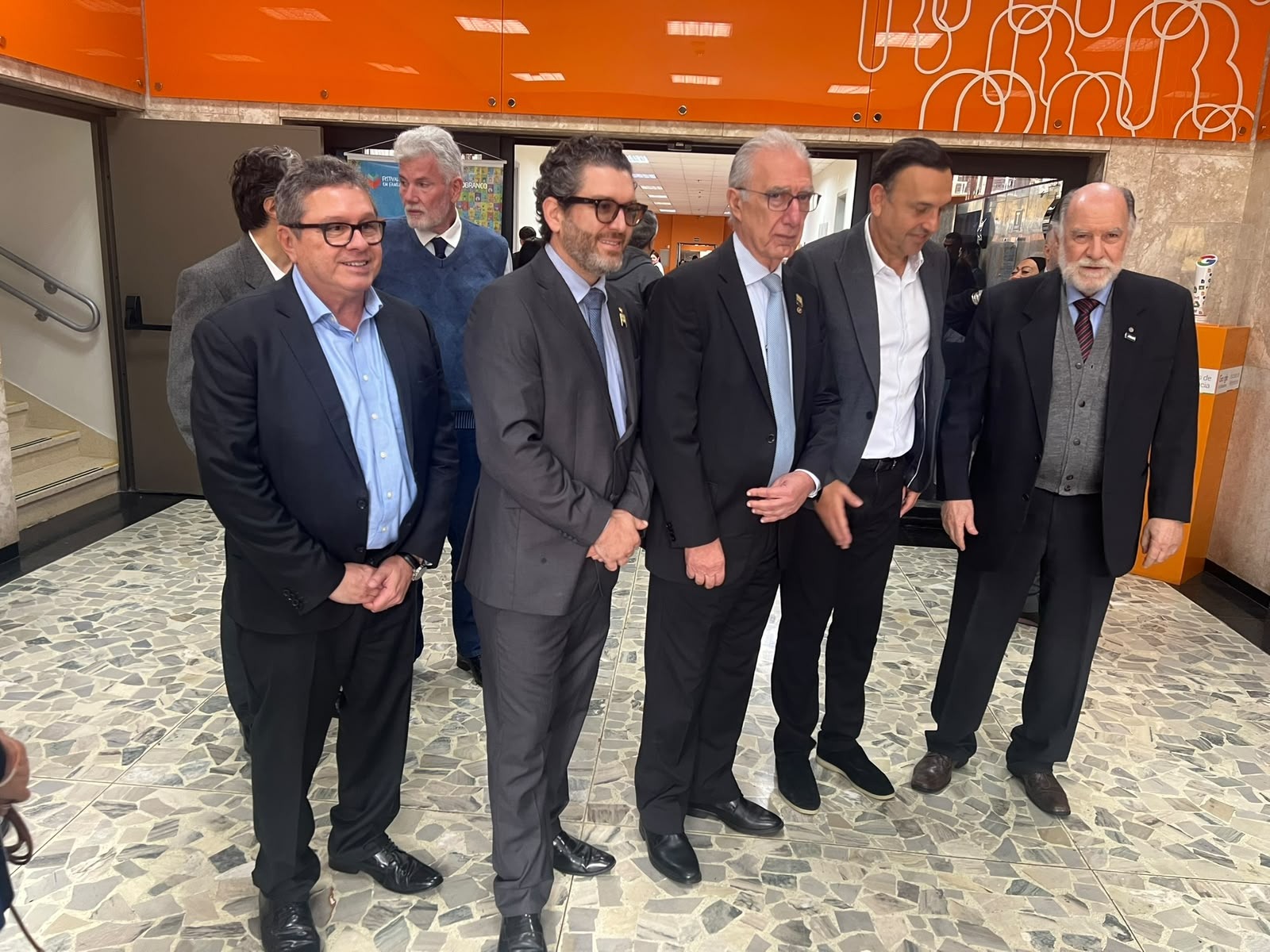 Representantes de entidades no encontro
