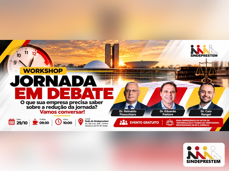Sindeprestem realiza Workshop Jornada em Debate